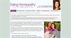 Desktop Screenshot of ealinghomeopath.com